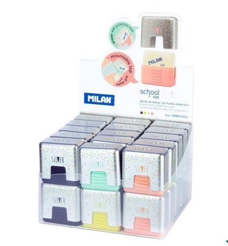 Gumka School 430 Silver (30szt) MILAN, MILAN