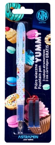 Pióro wieczne ze stalówką Yummy + 2 naboje atramentowe