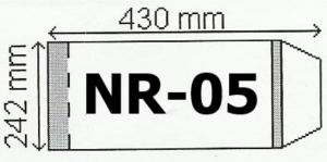 Okładka na podr B5 regulowana nr 5 NARNIA 24,2 wys.a`10