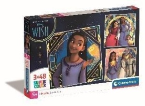 PUZZLE 3X48 SUPER KOLOR WISH, CLEMENTONI