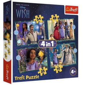PUZZLE 4W1 MARZENIA SIĘ SPEŁNIAJĄ TREFL, TREFL