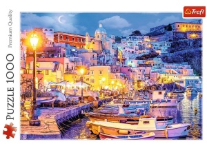 PUZZLE 1000 WYSPA PROCIDA NOCĄ, WŁOCHY TREFL