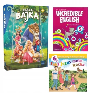 Zestaw Pakiet sześciolatka Nasza Bajka. Poziom B+ Tak jezus mnie kocha Incredible