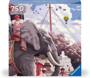 PUZZLE 750 ART&SOUL DOOKOŁA ŚWIATA W 80 DNI