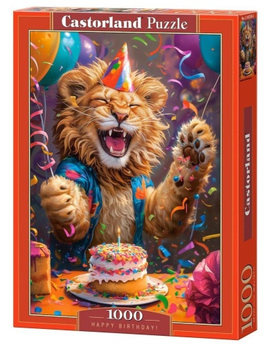 Puzzle 1000 Happy Birthday! CASTOR, Castorland