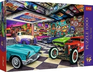 PUZZLE 1000 GARAŻ KOLEKCJONERA SAMOCHODÓW TREFL