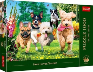 PUZZLE 1000 NADCHODZĄ KŁOPOTY TREFL, TREFL