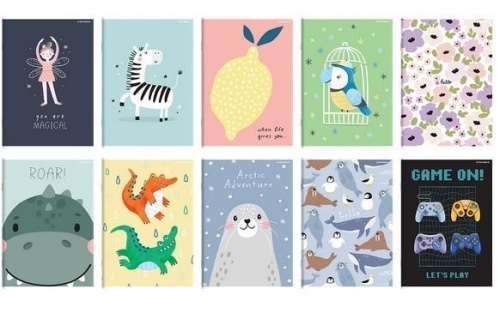 Zeszyt A5/16K kratka Megamix  TOP2000