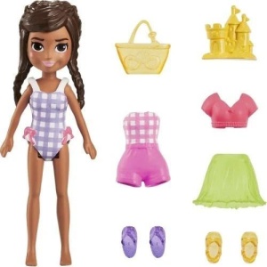 POLLY POCKET. FIGURKA Z AKCESORIAMI JCB21, MATTEL