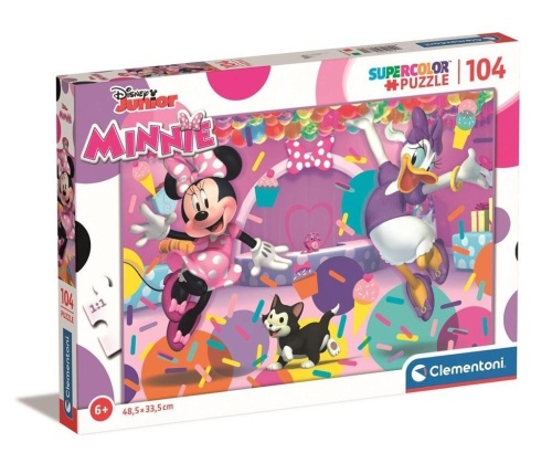 Puzzle 104 Super Kolor Minnie, Clementoni