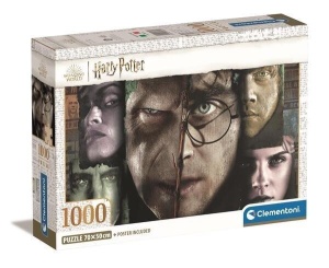 PUZZLE 1000 COMPACT HARRY POTTER, CLEMENTONI