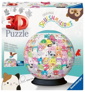 PUZZLE 3D KULA: SQUISHMALLOWS, RAVENSBURGER