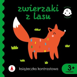 KSIĄŻECZKA KONTRASTOWA. ZWIERZAKI Z LASU