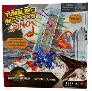 JURASSIC WORLD TUMBLIN' SPINOS, MATTEL