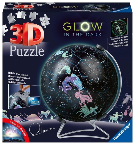 Puzzle 3D Globus konstelacje, Ravensburger