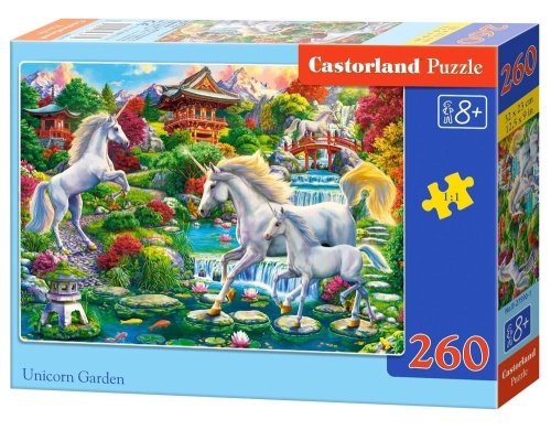 Puzzle 260 Unicorn Garden CASTOR, Castorland