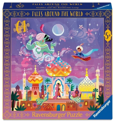 Puzzle dla dzieci: Magiczna lampa Alladyna 64el