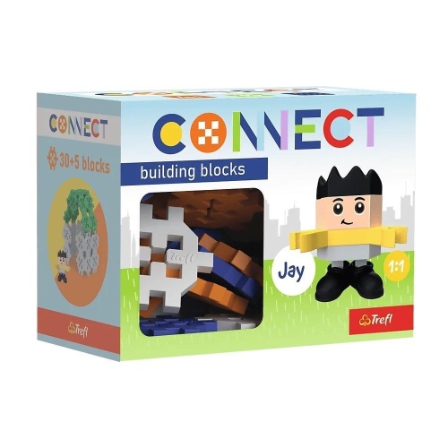Klocki Connect - Pocket 30 Boy: Jay TREFL, Trefl