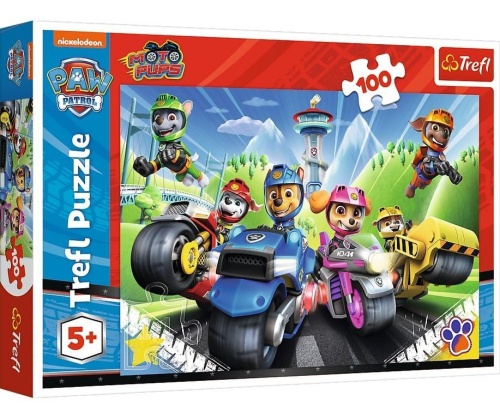 Puzzle 100 Psi Patrol na motorach TREFL, Trefl