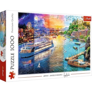 PUZZLE 1000 REJS PO RZECE TREFL, TREFL