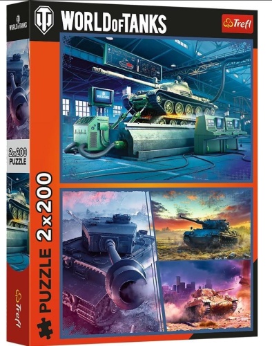 Puzzle 2x200 Pancerna misja TREFL, Trefl