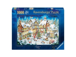 PUZZLE 1000 BIAŁE ŚWIĘTA 50 URODZINY, RAVENSBURGER