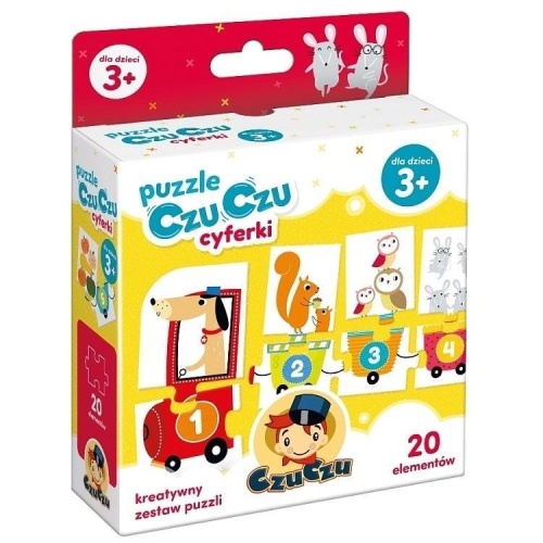 Puzzle CzuCzu Cyferki 3+, Bright Junior Media