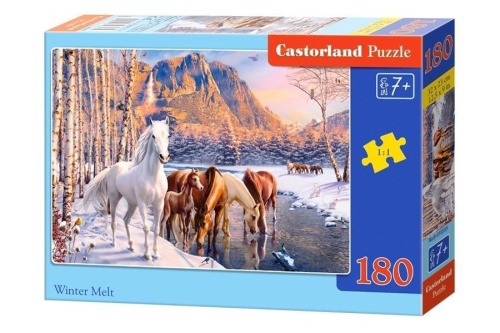 Puzzle 180 Winter Melt CASTOR, Castorland
