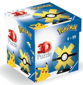 PUZZLE 3D KULA: POKEMON QUICK BALL, RAVENSBURGER