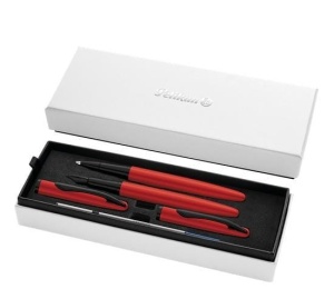 ZESTAW JAZZ NOBLE RED PIÓRO WIECZNE + PIÓRO KULK