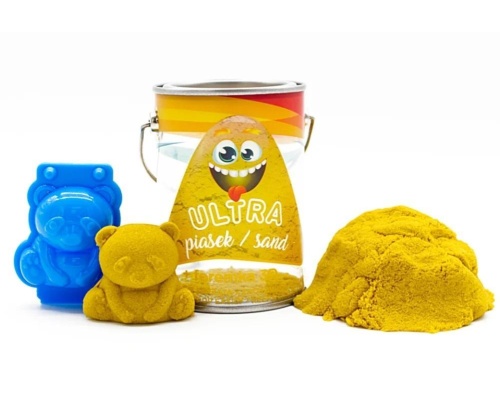 Ultra Piasek 150g żółty + foremka Panda, EPEE