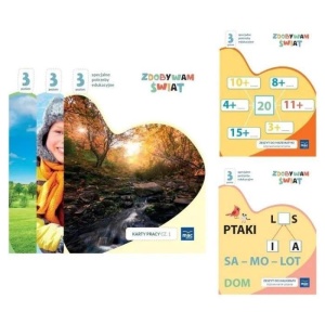 ZDOBYWAM ŚWIAT. KARTY PRACY CZ.1-3 POZIOM 3