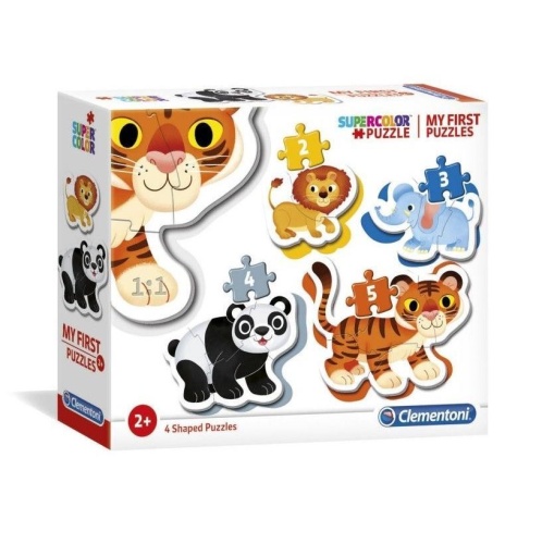 Moje Pierwsze Puzzle Wild animals, Clementoni