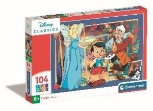 PUZZLE 104 SUPER KOLOR PINOCCHIO, CLEMENTONI