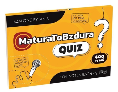 Matura to bzdura. Quiz, Trefl