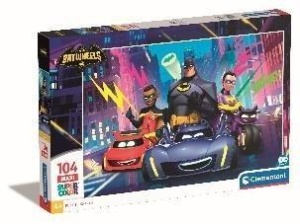 PUZZLE 104 MAXI SUPER KOLOR BATWHEELS, CLEMENTONI