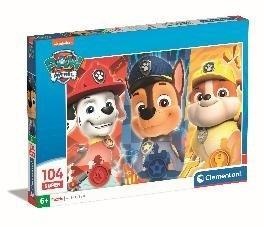 PUZZLE 104 SUPER PAW PATROL, CLEMENTONI