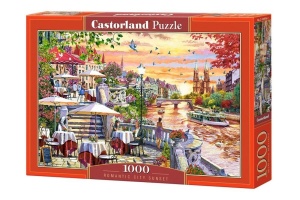 PUZZLE 1000 ROMANTIC CITY SUNSET, CASTORLAND