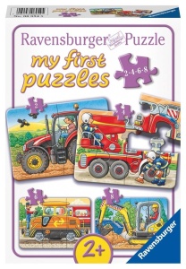 PUZZLE DLA DZIECI ZESTAW W PRACY, RAVENSBURGER
