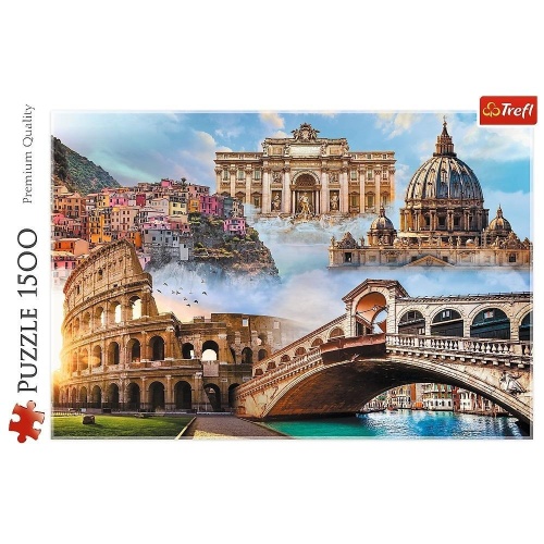 Puzzle 1500 Ulubione miejsca: Włochy TREFL, Trefl