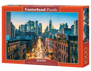 PUZZLE 1000 LOWER MANHATTAN, NEW YORK CITY CASTOR