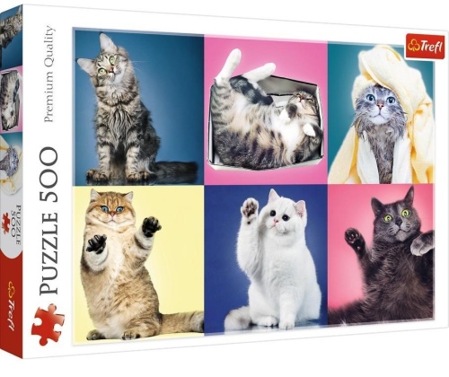 Puzzle 500 Kociaki TREFL, Trefl