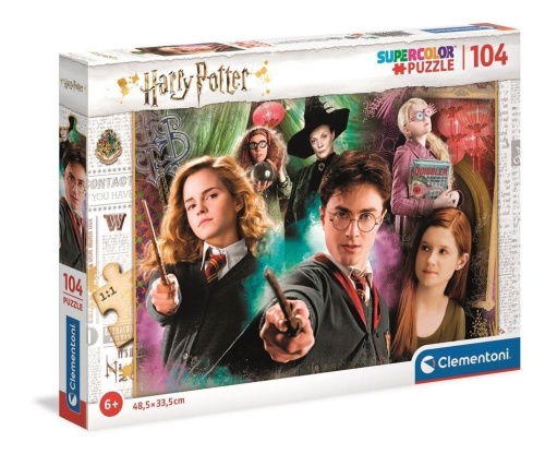 Puzzle 104 Super Kolor Harry Potter, Clementoni