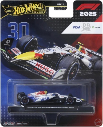 Hot Wheels Premium Formuła 1 Visa Cash, Mattel