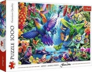 PUZZLE 1000 KOLIBRY W TROPIKACH TREFL, TREFL