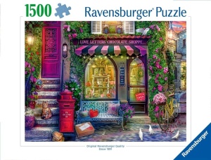 PUZZLE 1500 SKLEP Z CZEKOLADĄ, RAVENSBURGER