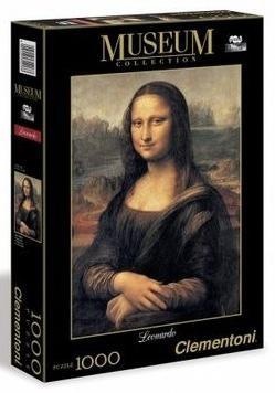 Puzzle 1000 Museum Louvre Mona Lisa, Clementoni