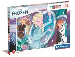 PUZZLE 104 SUPER KOLOR FROZEN 2, CLEMENTONI
