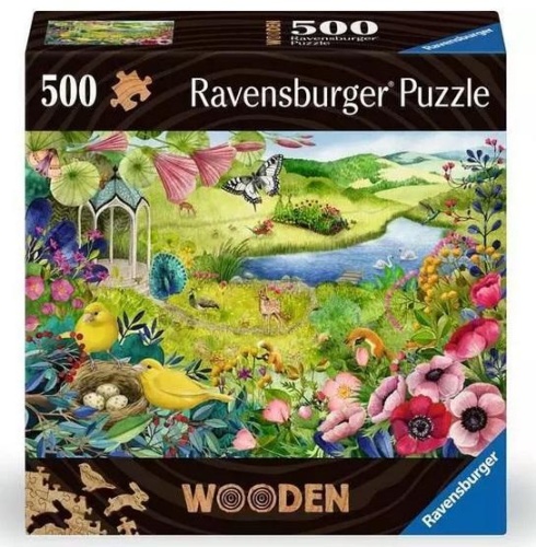 Puzzle drewniane 500 Dziki ogród, Ravensburger