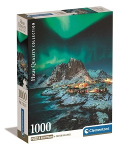 PUZZLE 1000 COMPACT LOFOTEN ISLANDS, CLEMENTONI